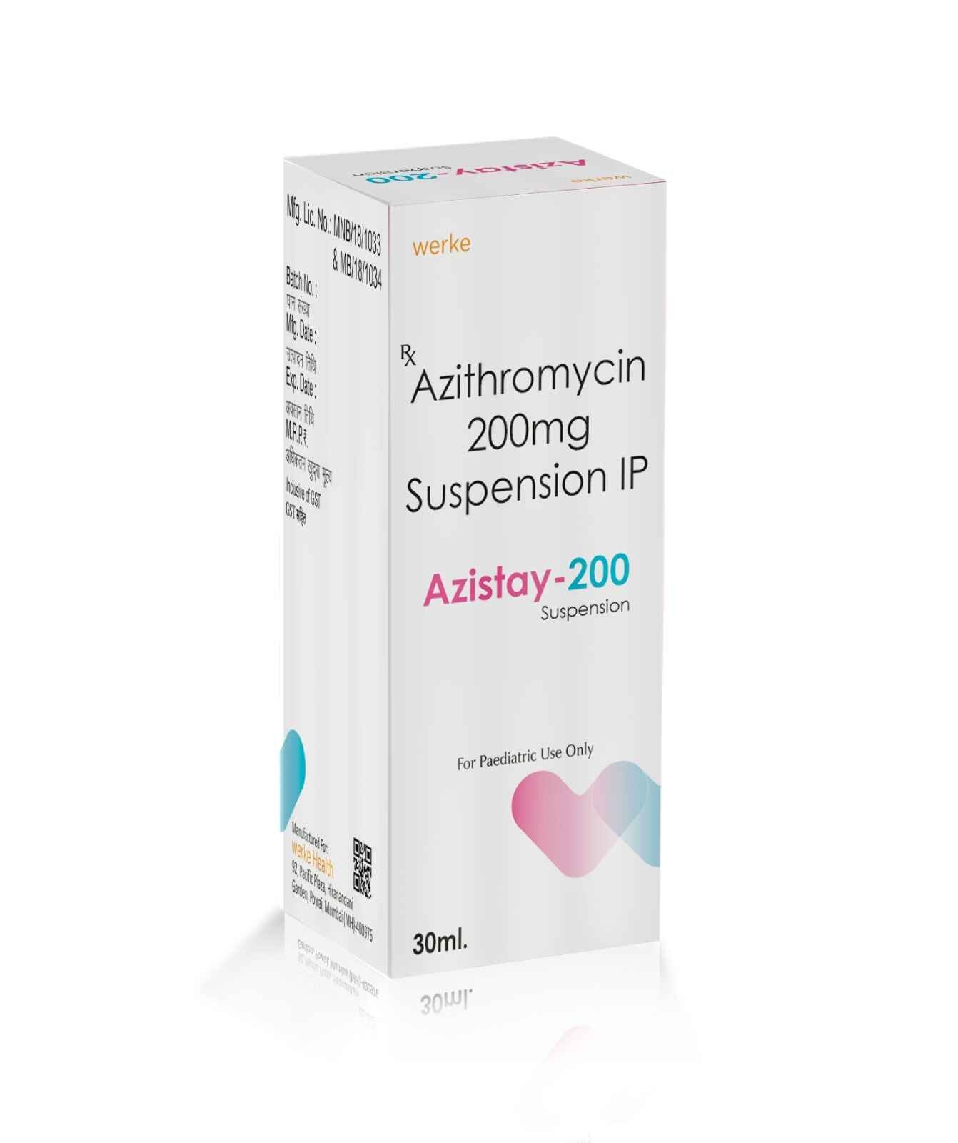 Azithromycin Oral Suspension IP 200Mg