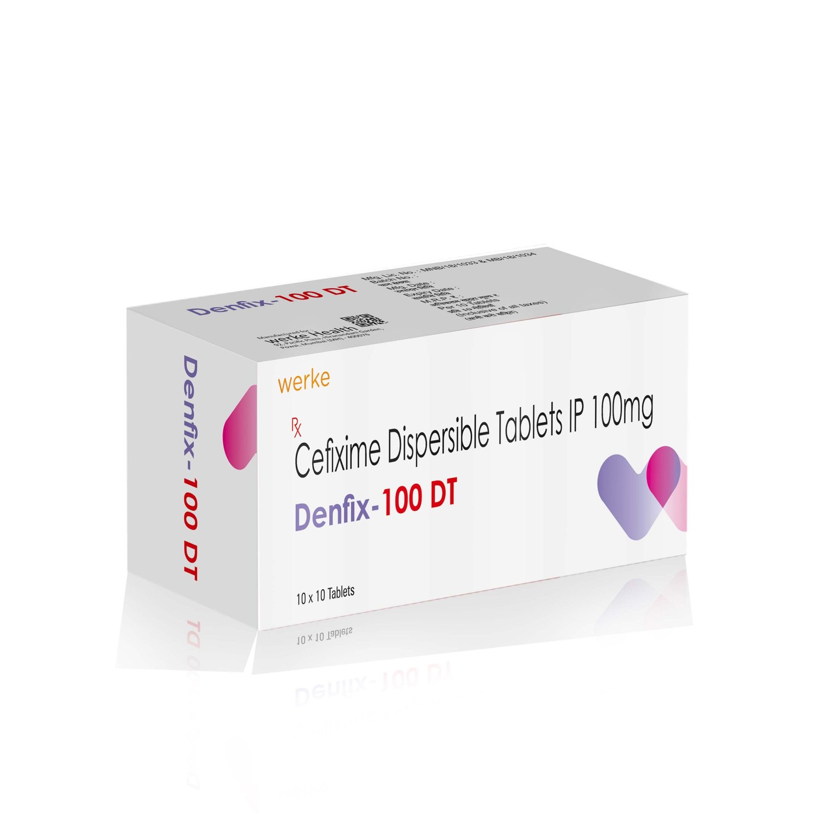 Cefixime Dispersible Tablets IP 100Mg