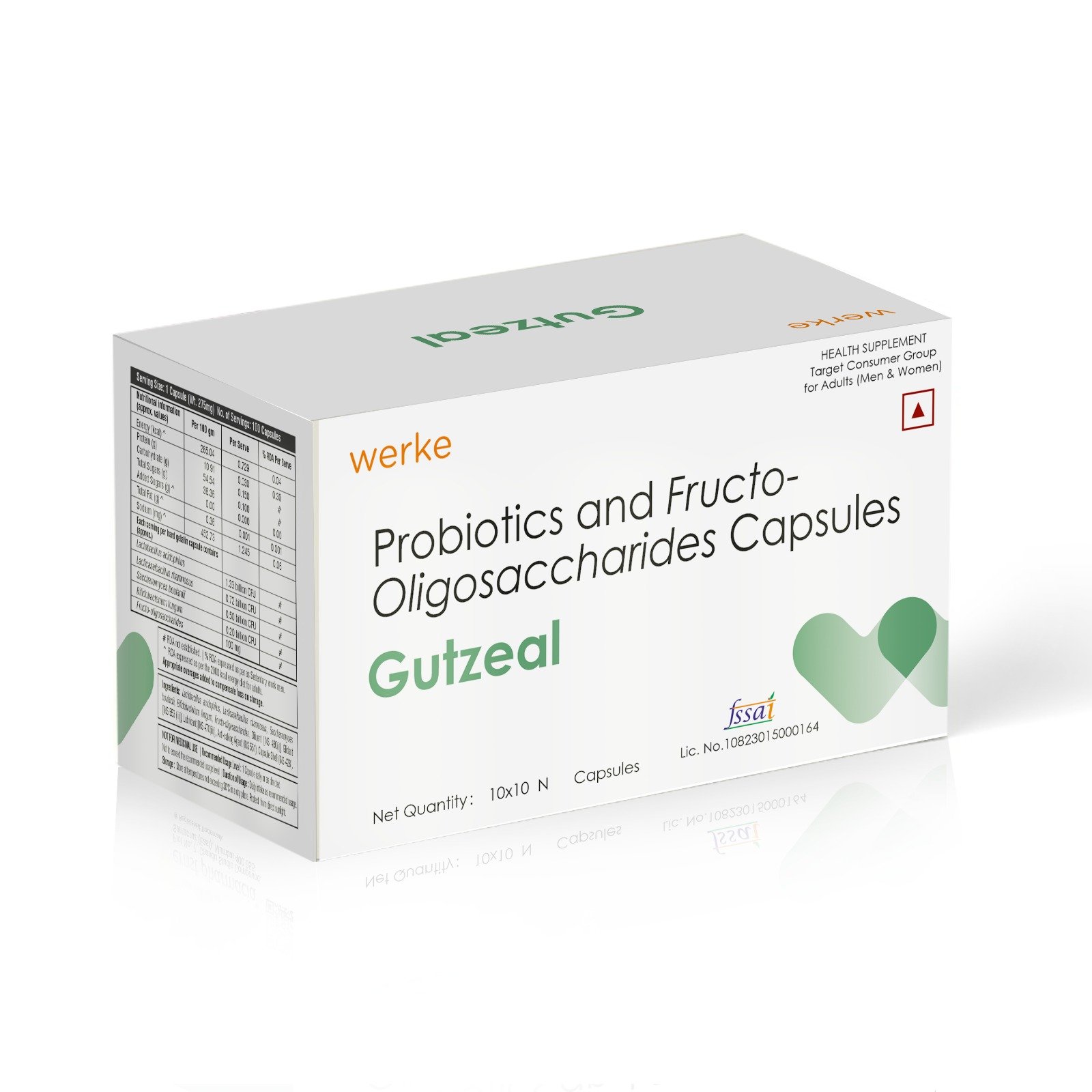 Probiotic & Fructo Oligosaccharides Capsules