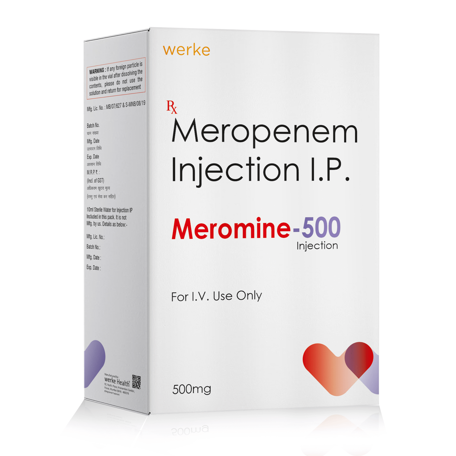 Meropenem Injection 500Mg