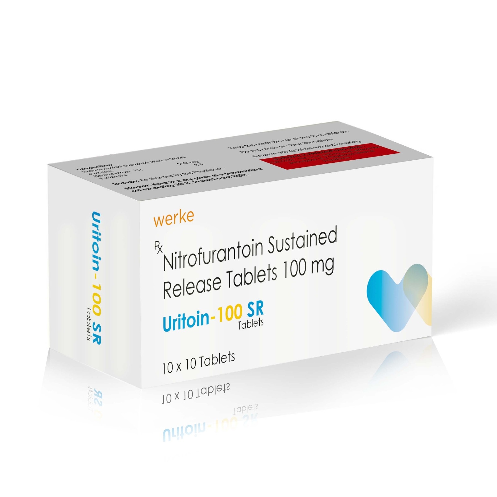 Nitrofurantoin Sustained Release Tablets 100 MG - URITOIN 100 SR Tablets - Werke Health Care