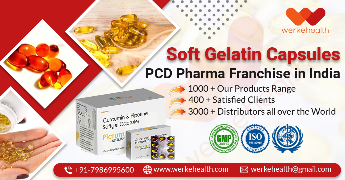 Top Soft Gelatin Capsules PCD Pharma Franchise in India | Werke Health
