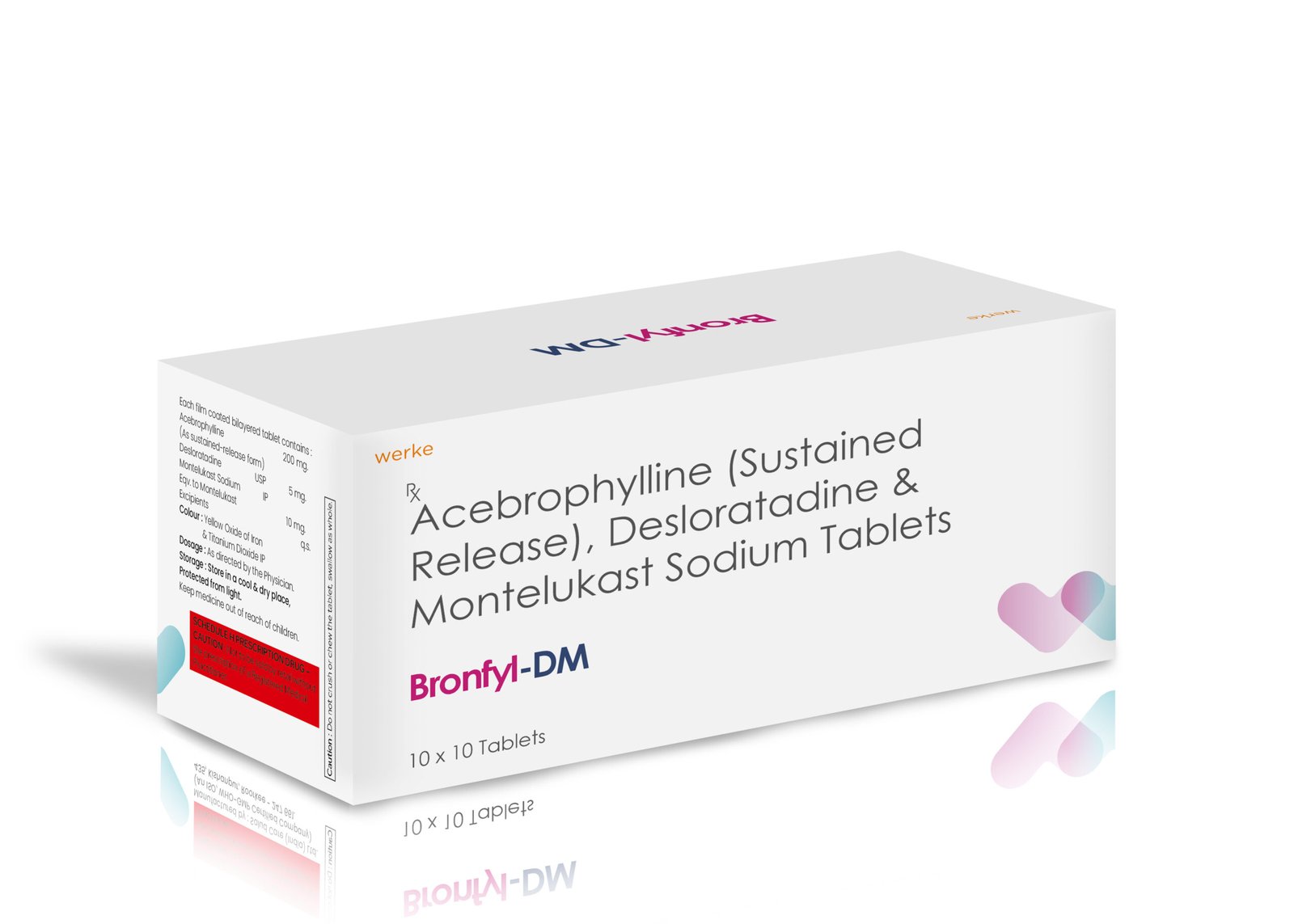 Acebrophylline SR Montelukast & Desloratadine Tablets