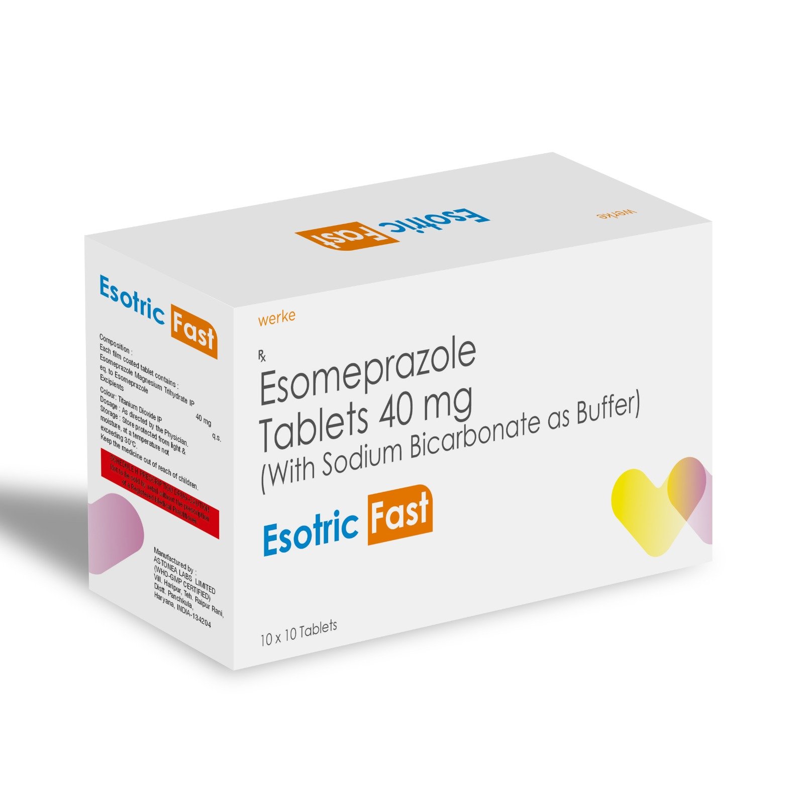 Esomeprazole 40Mg Tablets