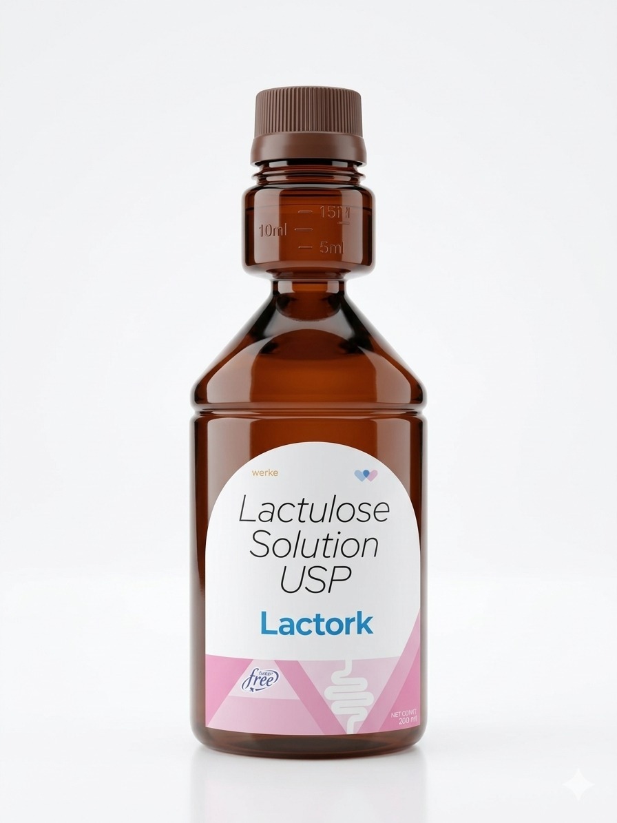 Lactulose Solution USP - LACTORK Solution (SUGAR FREE) - Werke Health Care