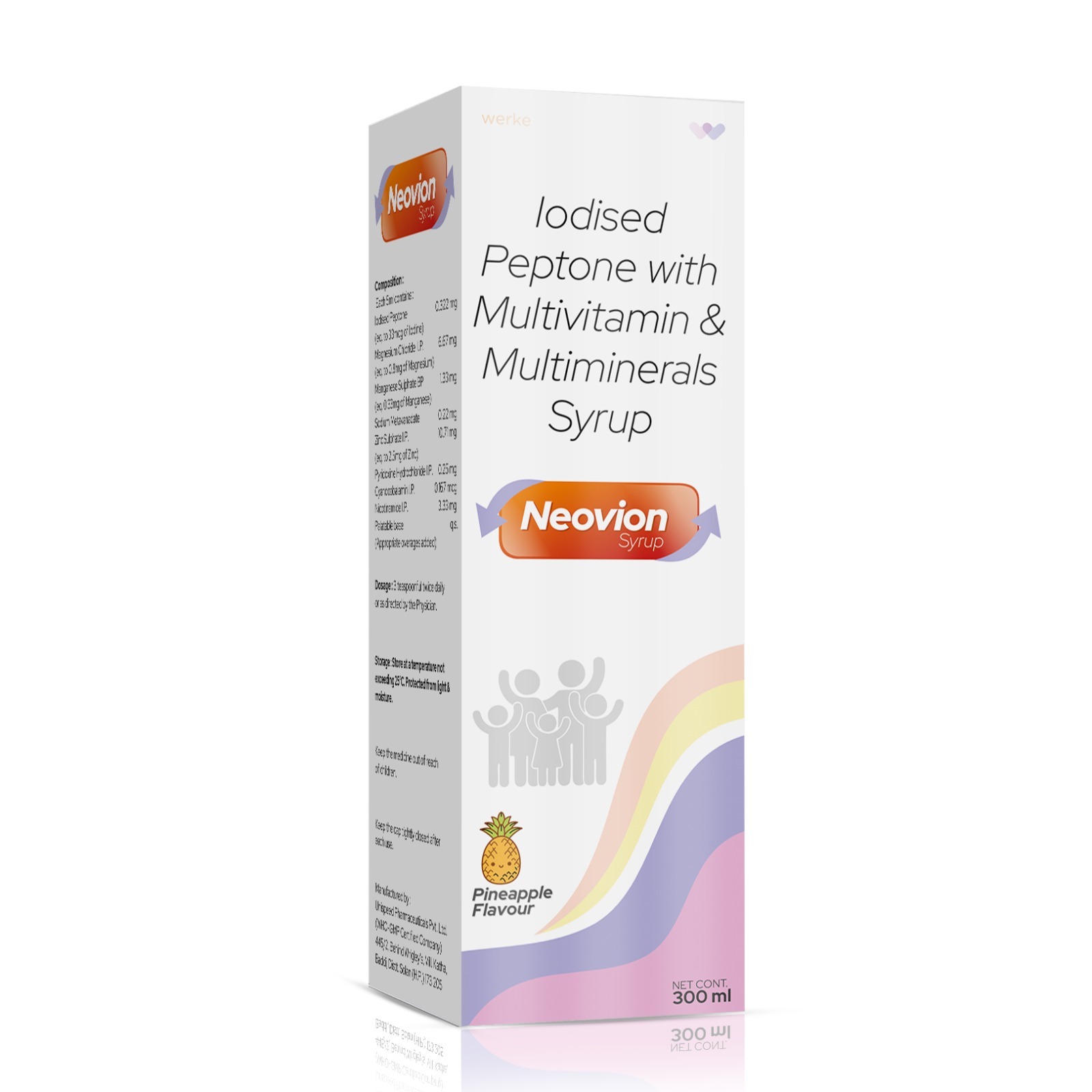Iodised Peptone With Multivitamin & Multimineral Syrup - NEOVION Syrup - Werke Health Care
